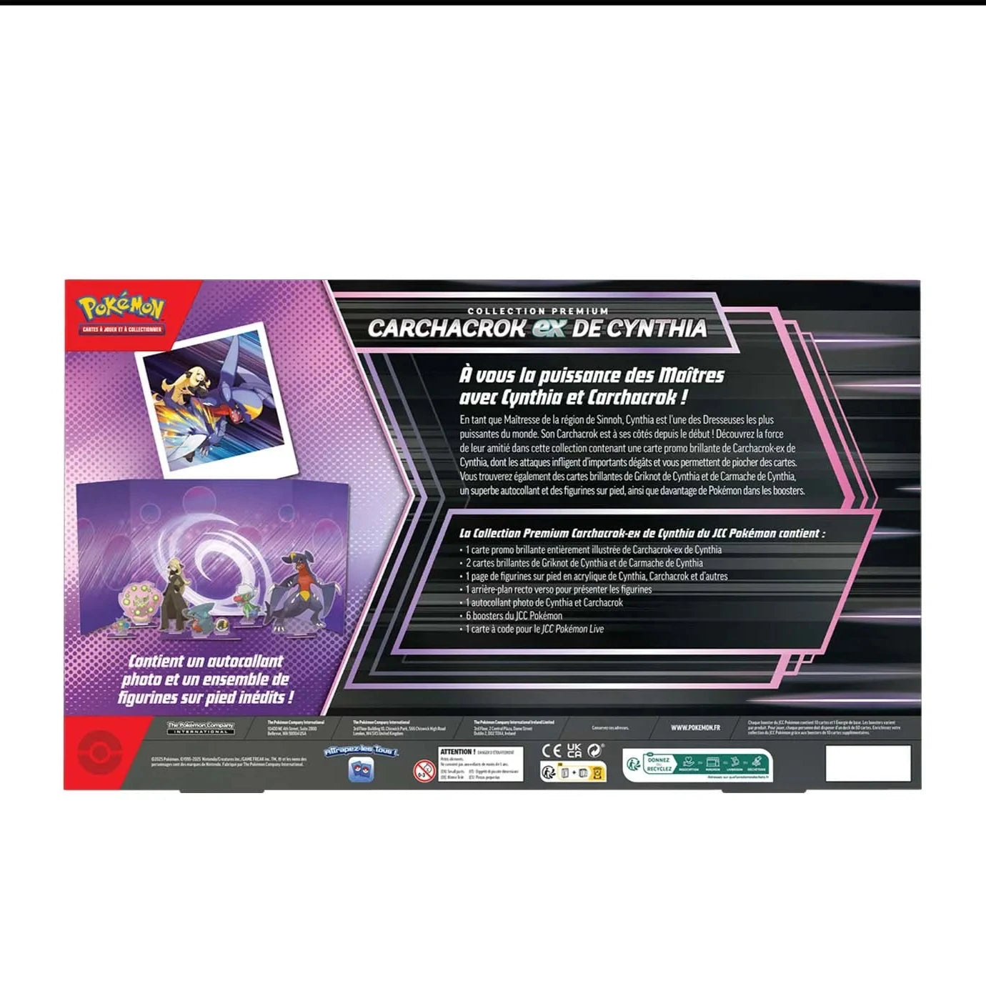 Coffret Premium Carchacrok EX de Cynthia (Écarlate & Violet) FRA
