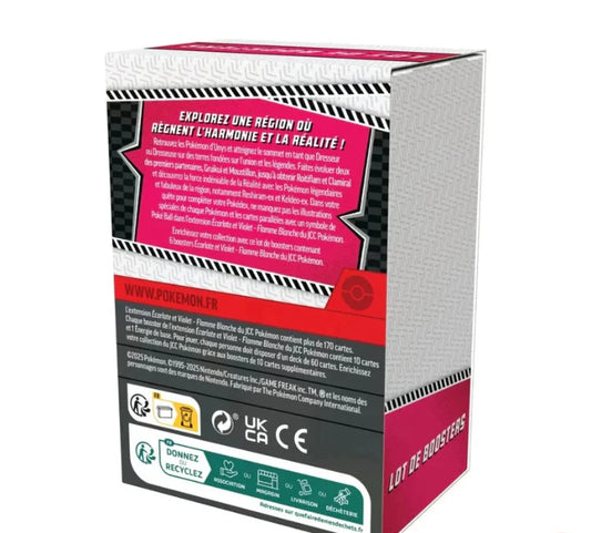 Pokémon Écarlate et Violet – Bundle de 6 Boosters Flamme Blanche FRA