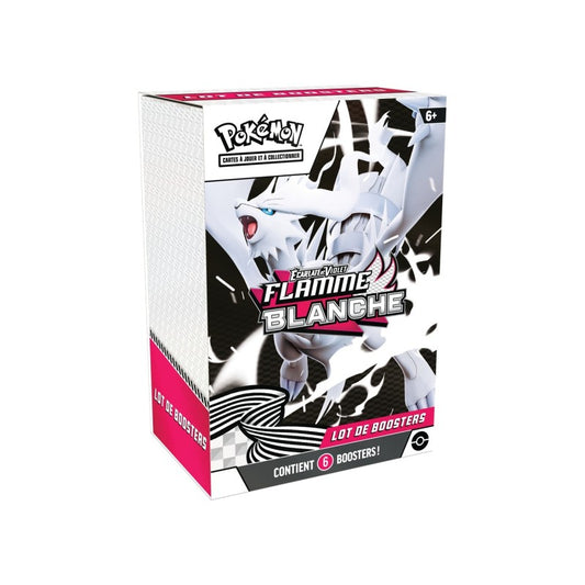Pokémon Écarlate et Violet – Bundle de 6 Boosters Flamme Blanche FRA