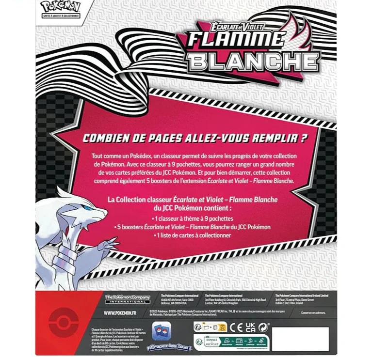 Coffret  Écarlate & Violet 10.5 – Collection Classeur Flamme Blanche FRA